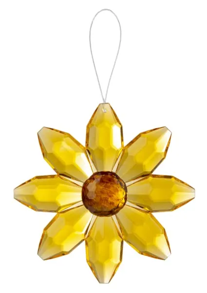 Cheerful Sunflower Acrylic Ornament by Ganz - Crystal Expressions Collection